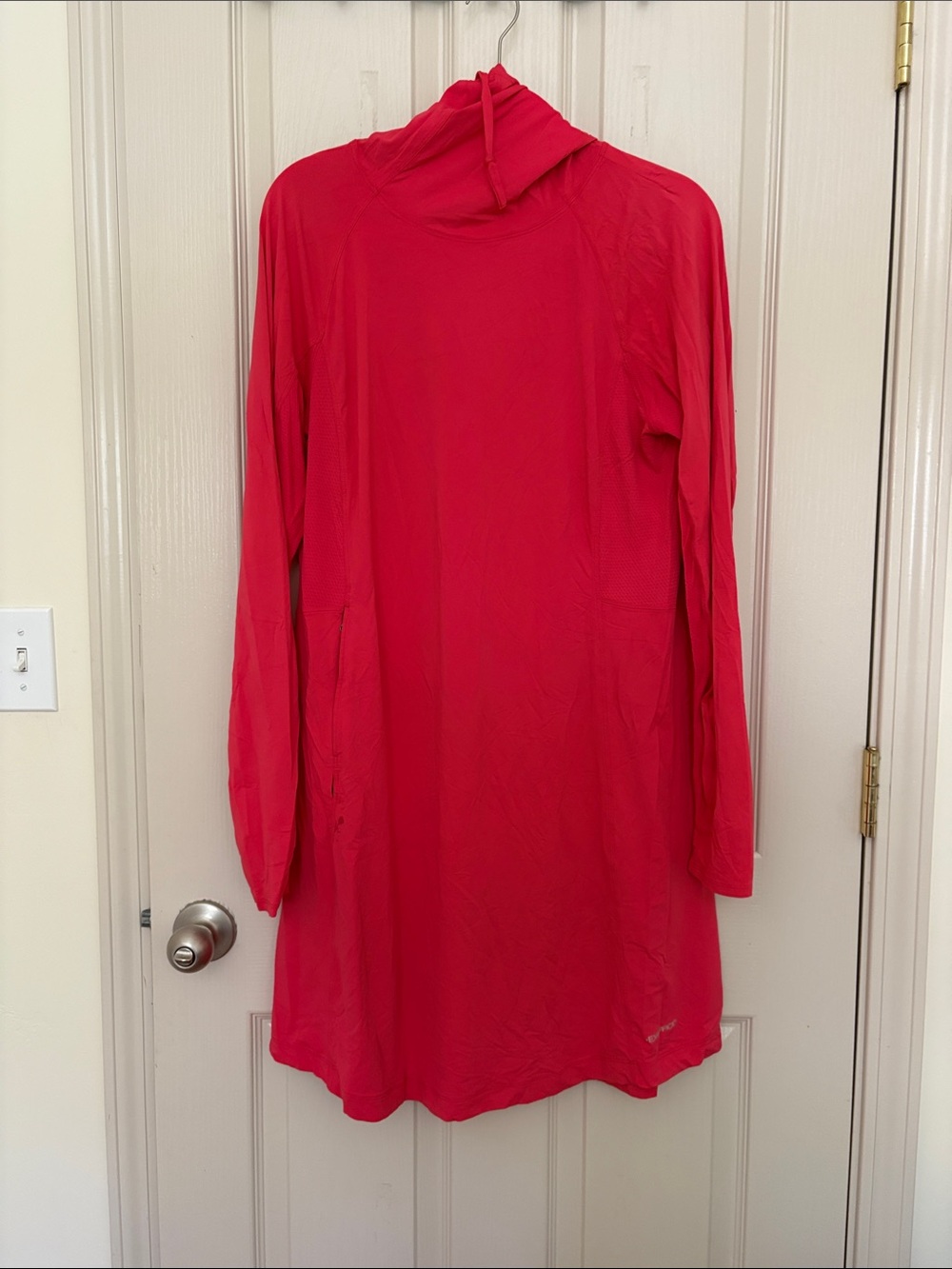 Exofficio Hot Pink Long Sleeve Sun Hoodie Dress